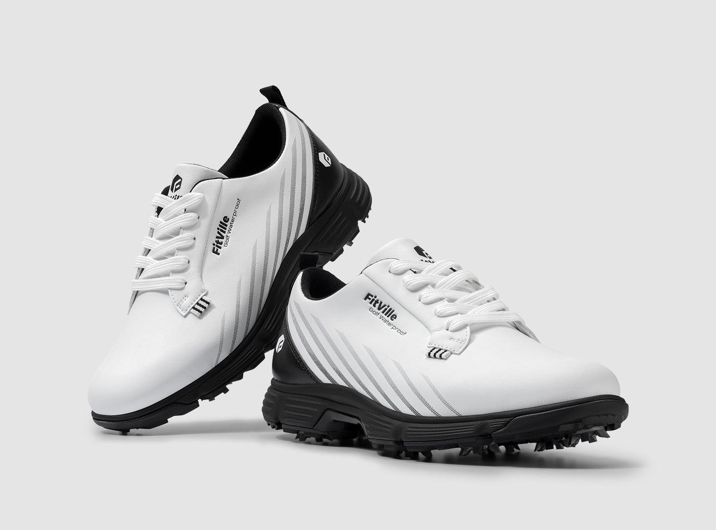 FitVille Men's GreenTread Golf Shoes V2-16