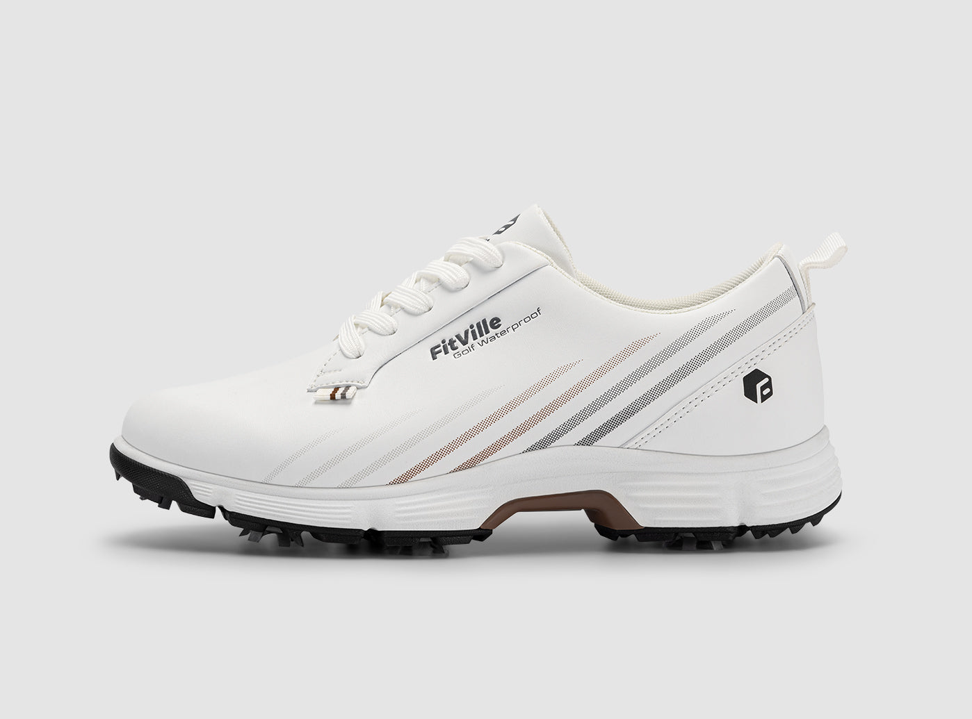FitVille Men's GreenTread Golf Shoes V2-0