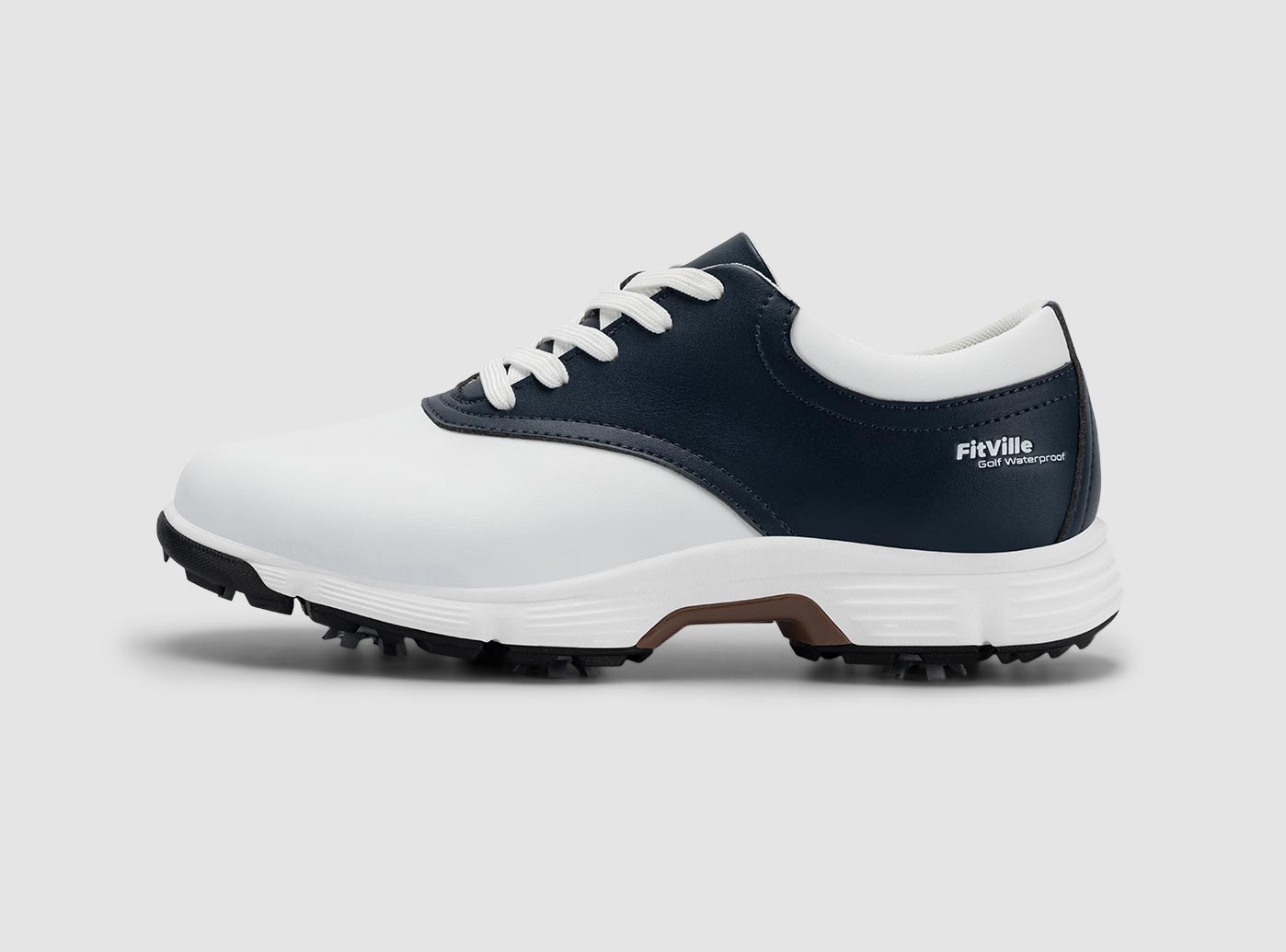 FitVille Men's GreenTread Golf Shoes V1-9