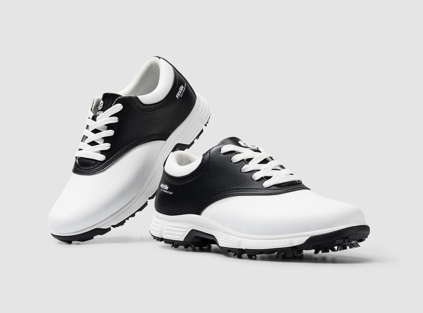 FitVille Men's GreenTread Golf Shoes V1-8
