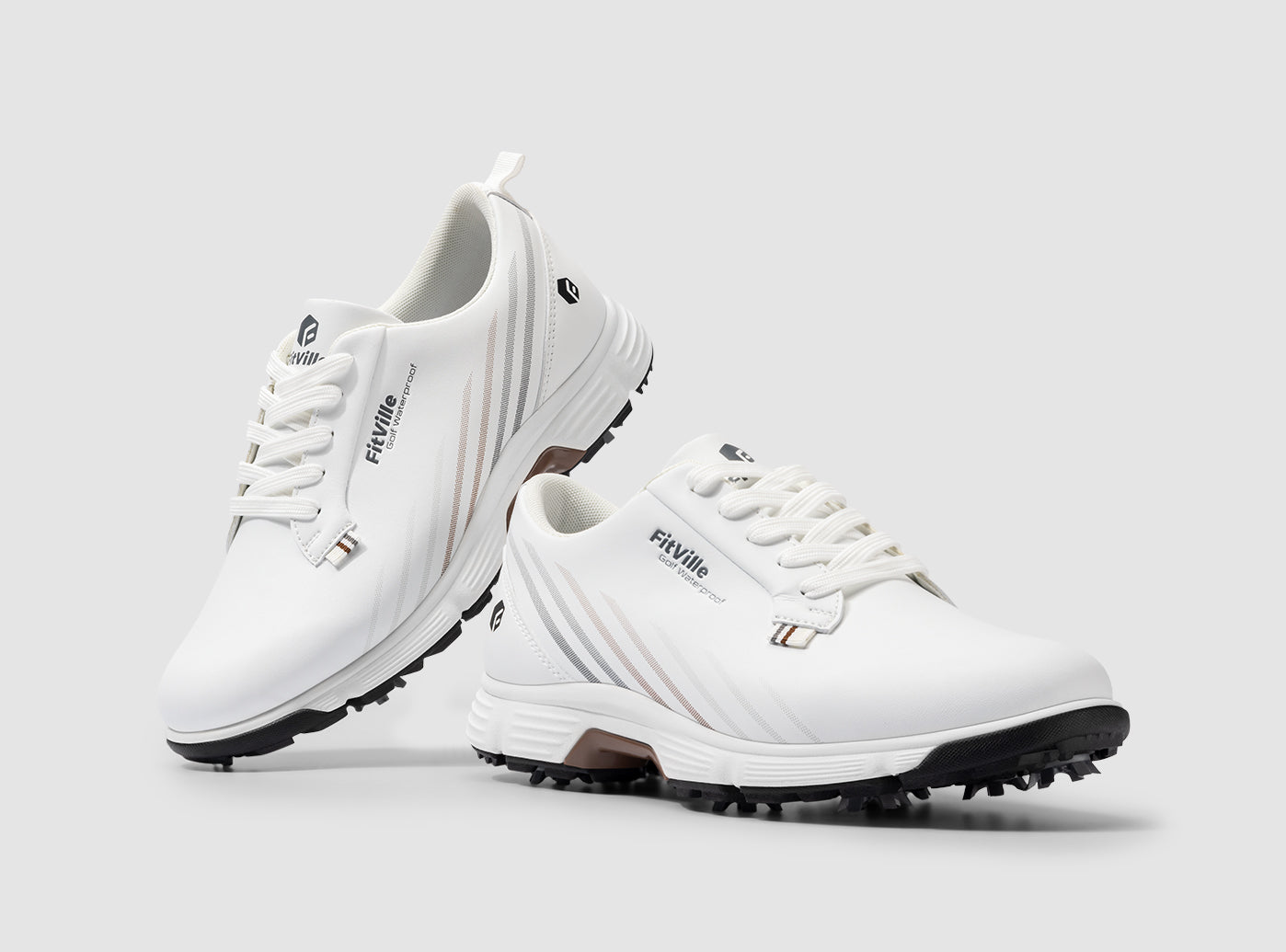 FitVille Men's GreenTread Golf Shoes V2-8