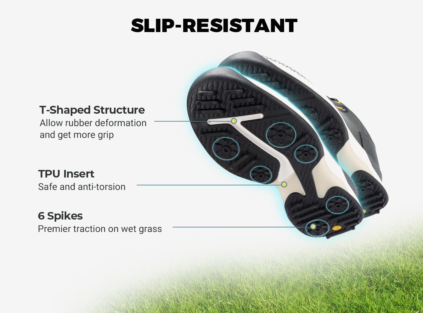 FitVille Men's SpeedEx Golf Shoes-18