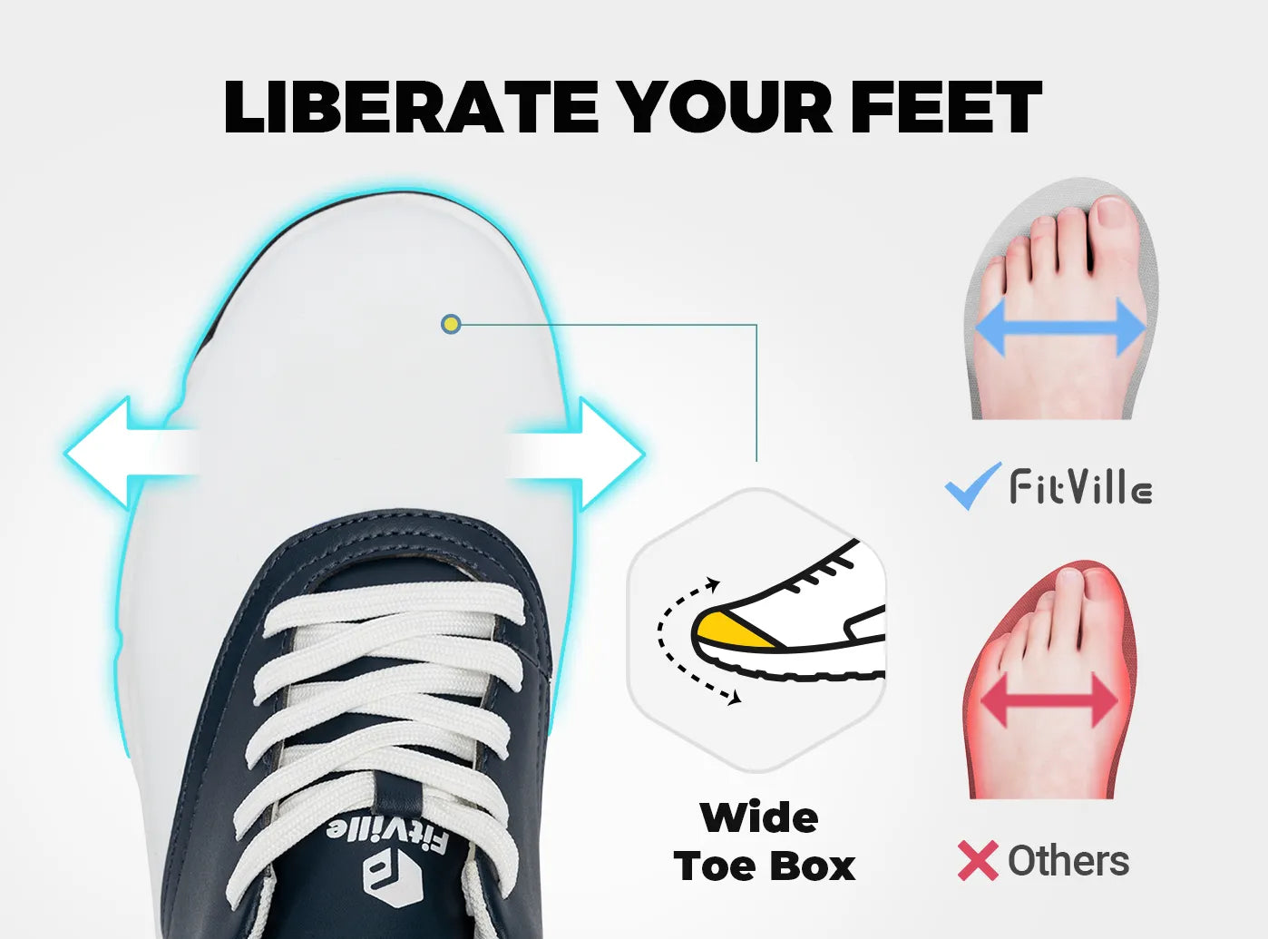 FitVille Men's GreenTread Golf Shoes V1-10