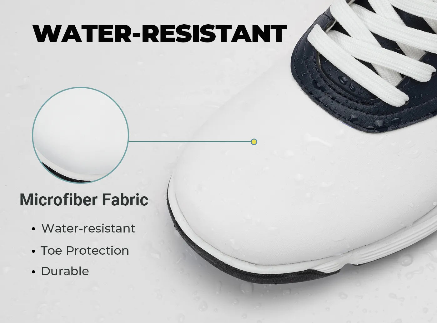 FitVille Men's GreenTread Golf Shoes V1-6