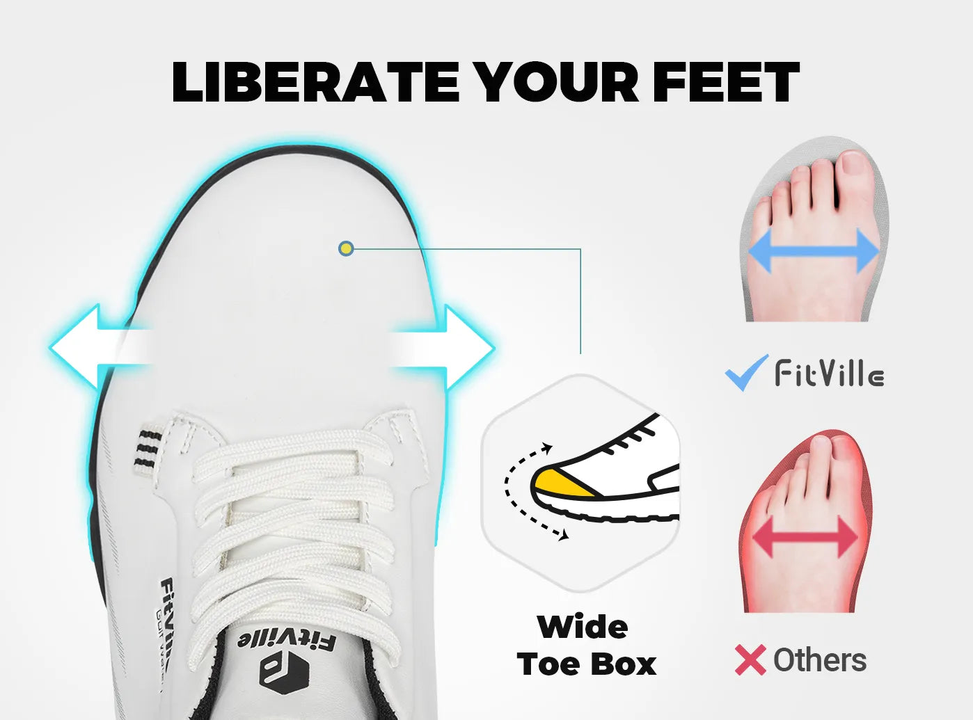 FitVille Men's GreenTread Golf Shoes V2-2