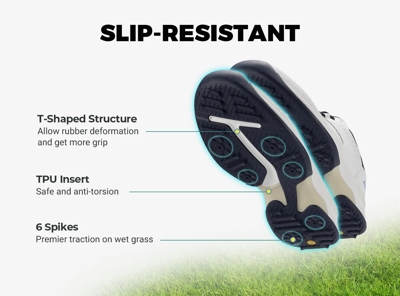 FitVille Men's SpeedEx Golf Shoes V4-3