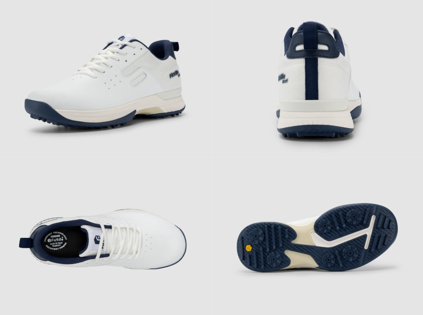 FitVille Men's SpeedEx Golf Shoes V2-15