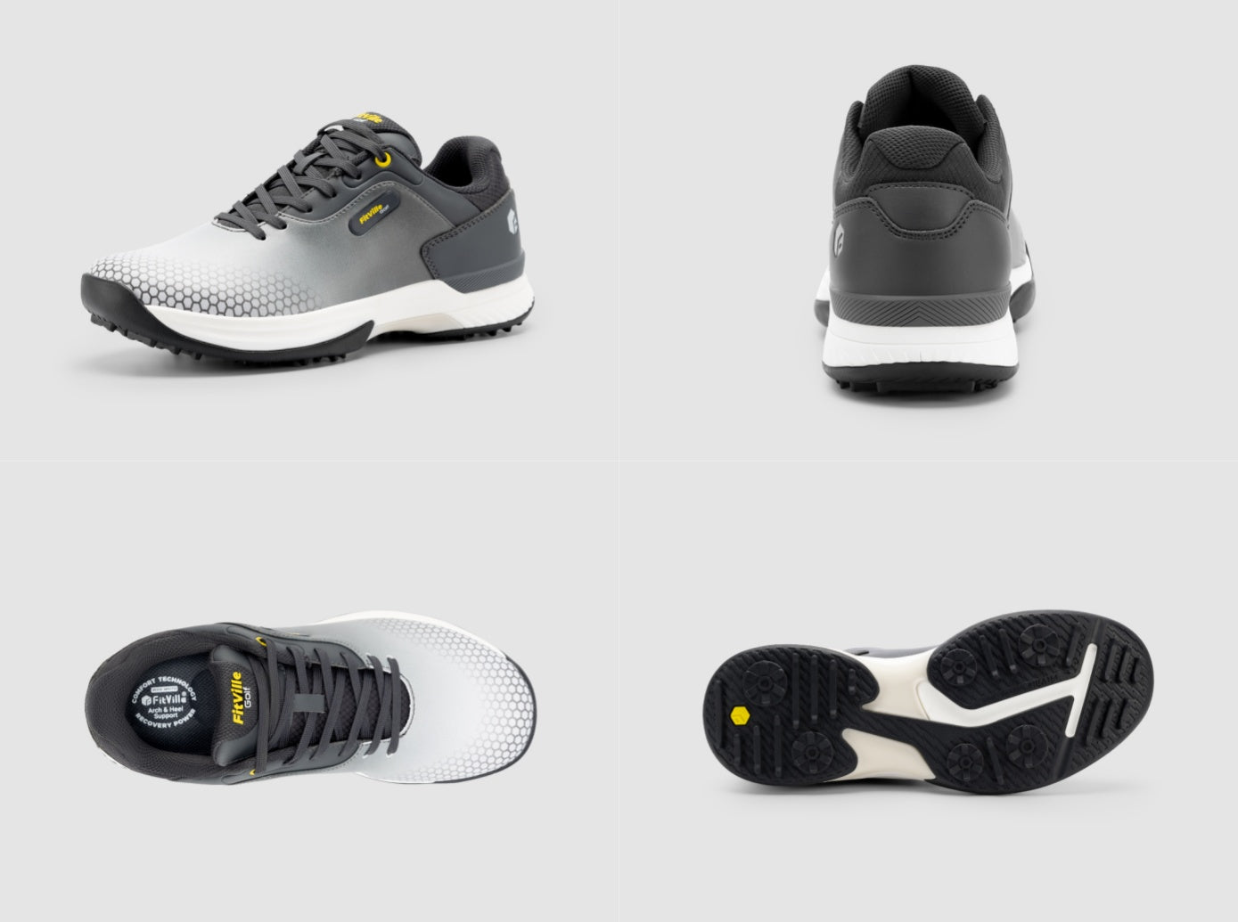 FitVille Men's SpeedEx Golf Shoes-14