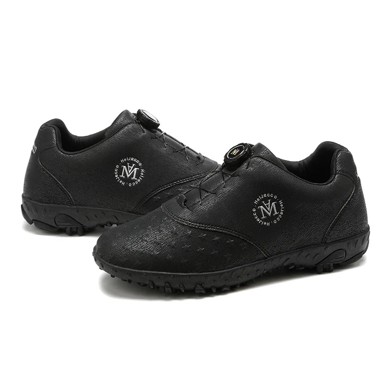 2023 New Men's Shoes Super Fiber Rotary Buckle Golf Shoes Breathable, Waterproof, Anti slip Sports Men's Shoes Size 39-46