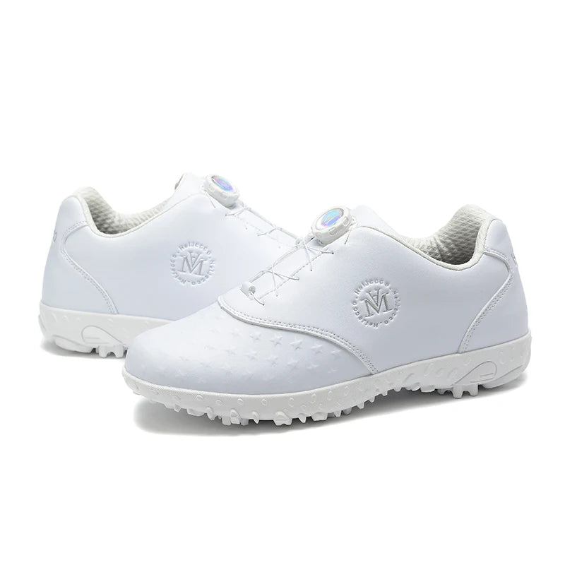 2023 New Men's Shoes Super Fiber Rotary Buckle Golf Shoes Breathable, Waterproof, Anti slip Sports Men's Shoes Size 39-46