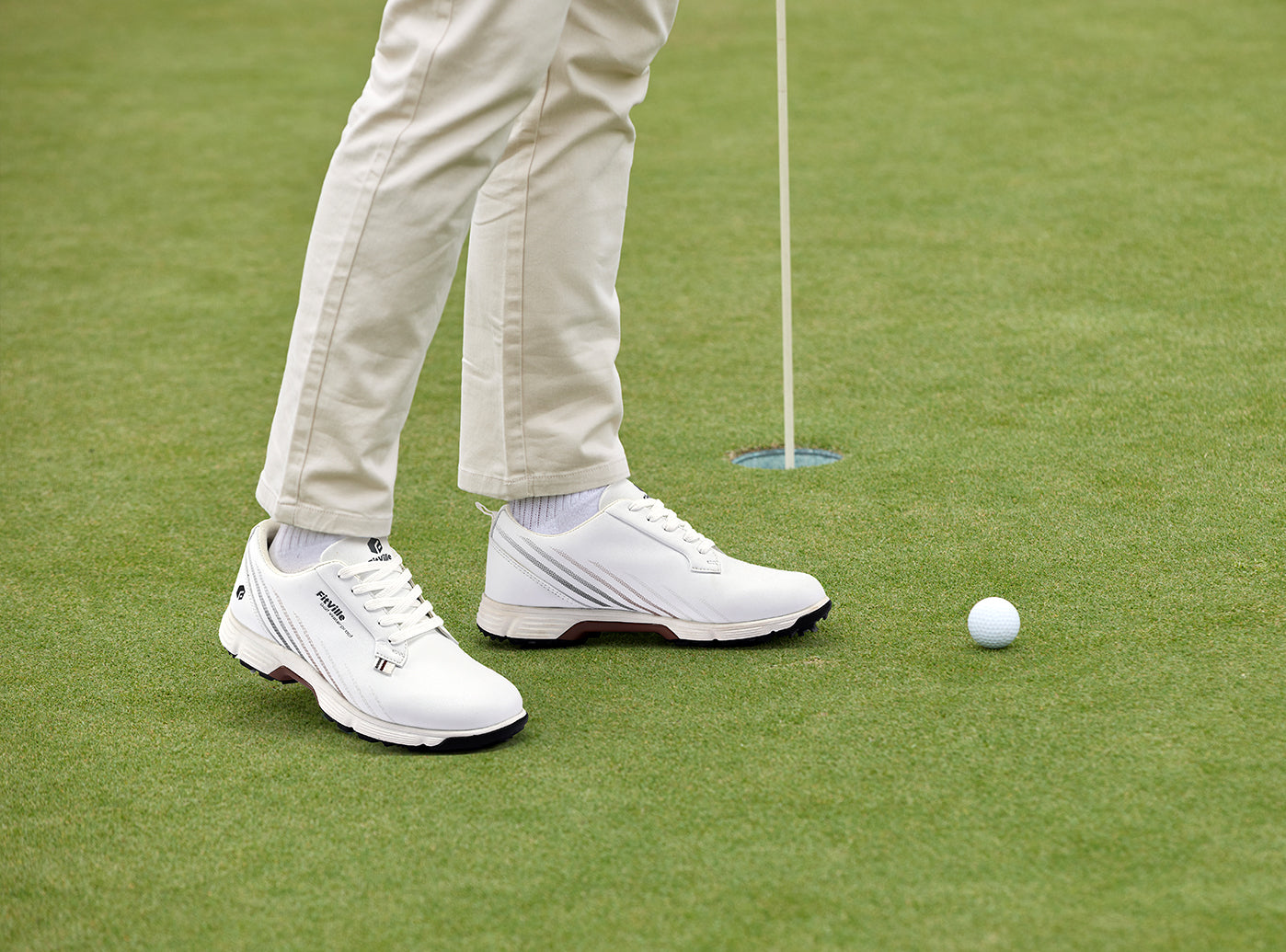 FitVille Men's GreenTread Golf Shoes V2-1